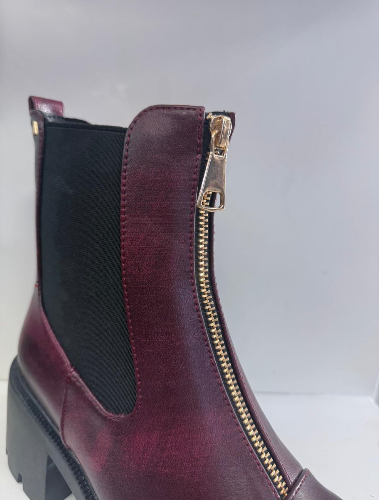 UNA HEALY IM SORRY BAKED CHERRY boots