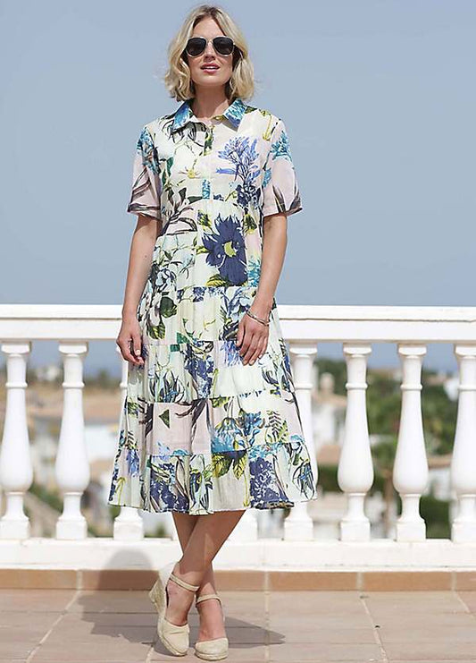 Pomodoro flowered dress.. SALE..no return or refund on sale items, thank you.