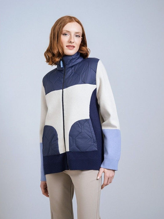 SCORZZO 225238 QUILTED KNIT JACKET