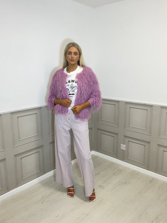 Peggy purple cardigan