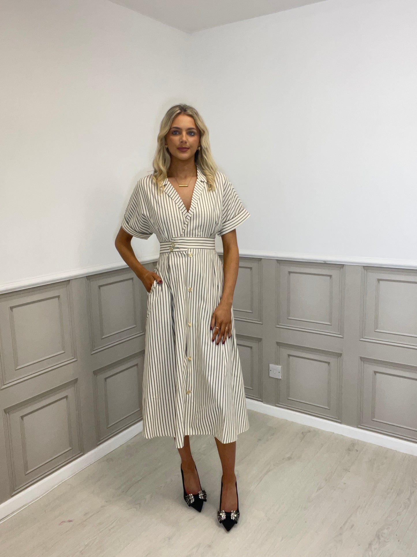 Marinetta stripe dress