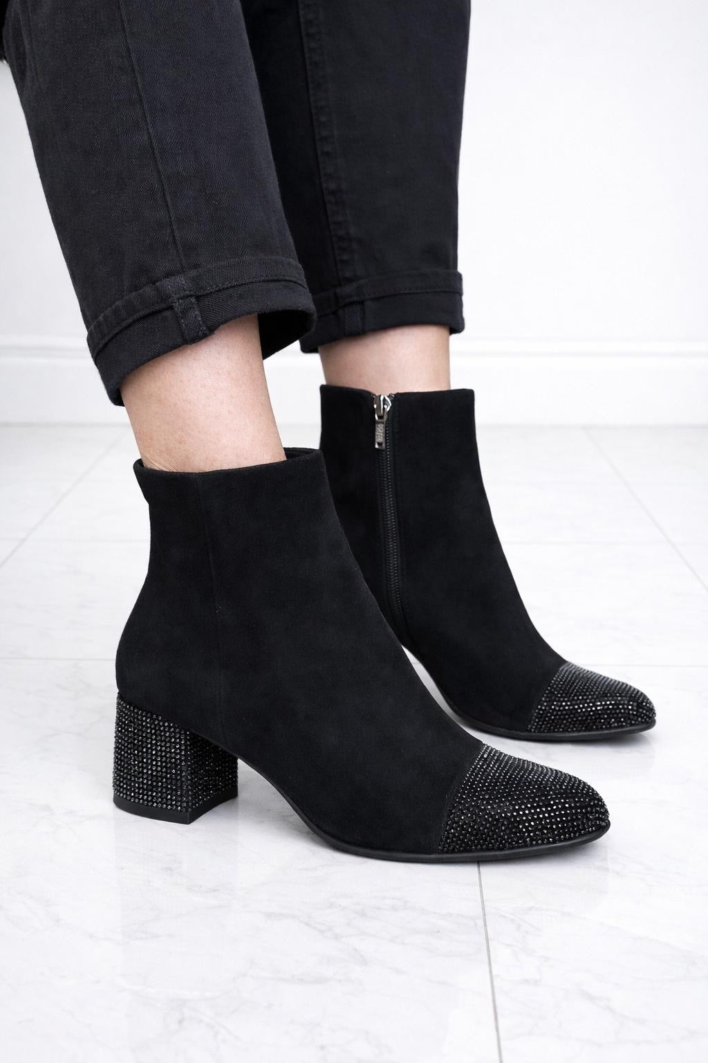 Diamanté toe & heel boot Loretta vitale