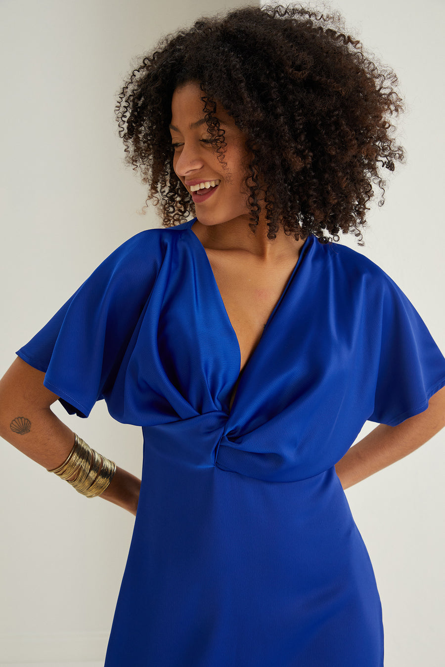 Lori royal blue dress
