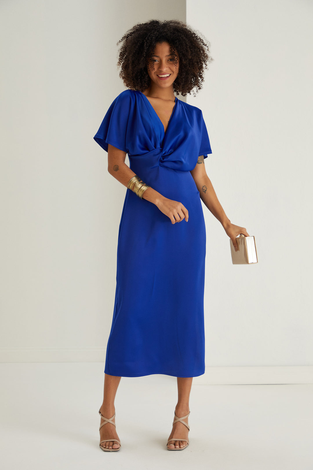 Lori royal blue dress