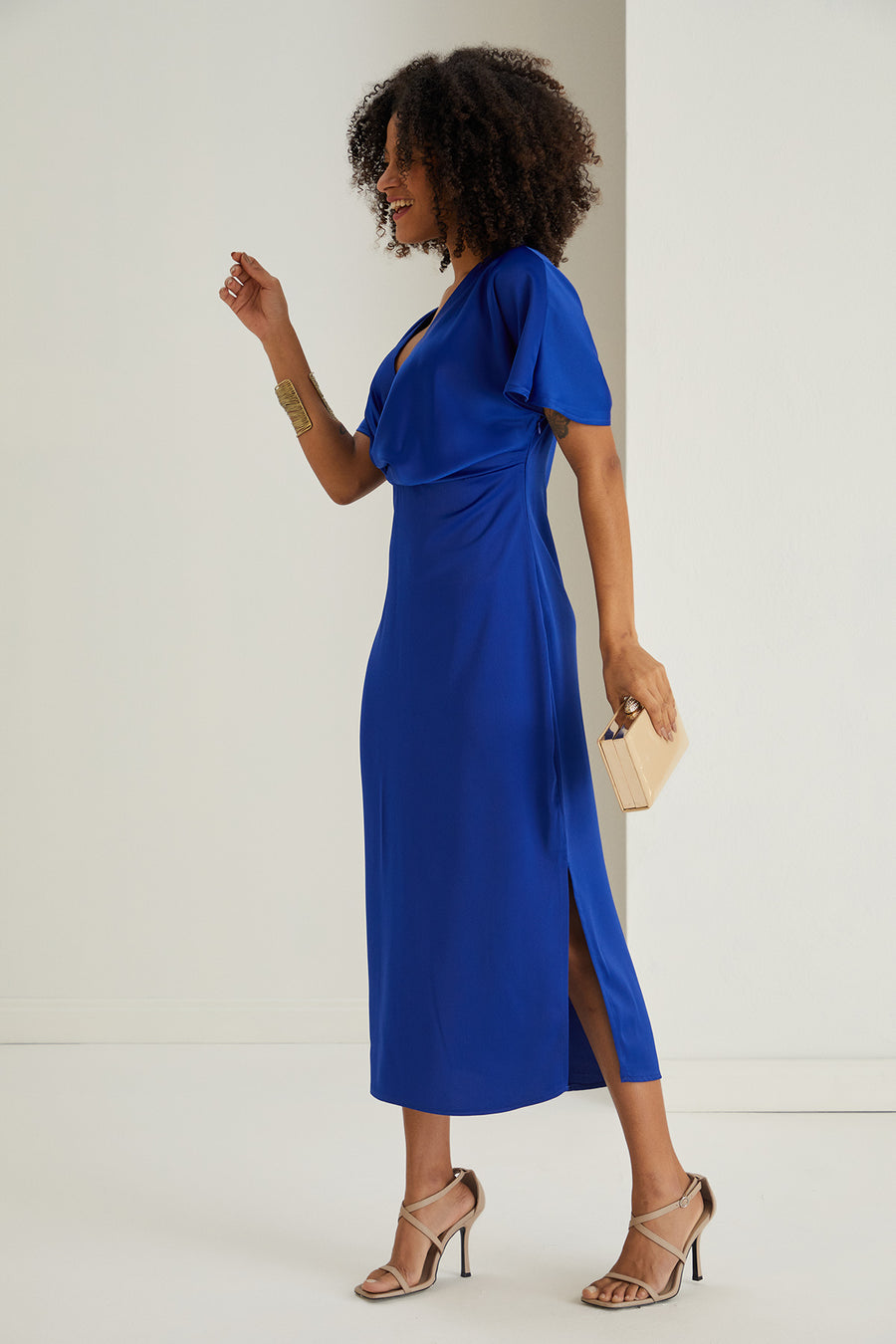 Lori royal blue dress