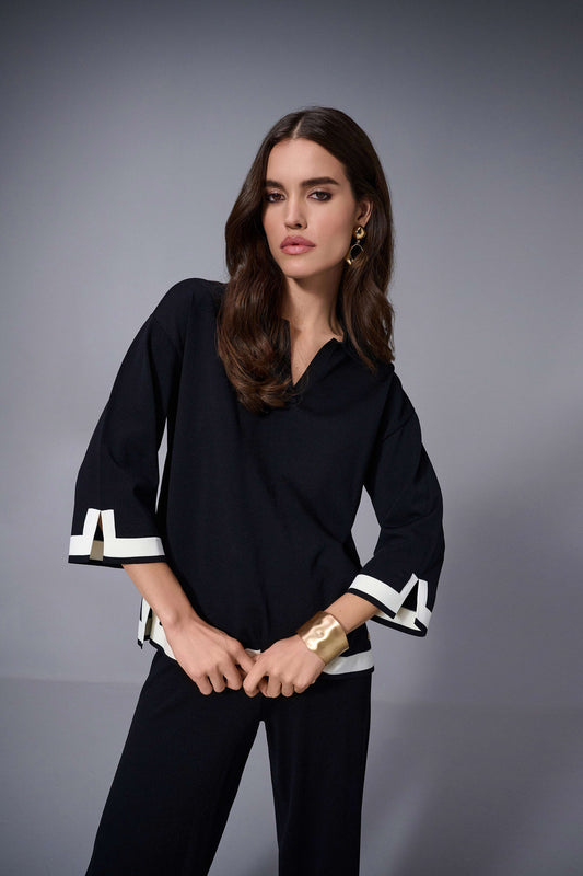 Sweater Knit Colour Block Top
253909