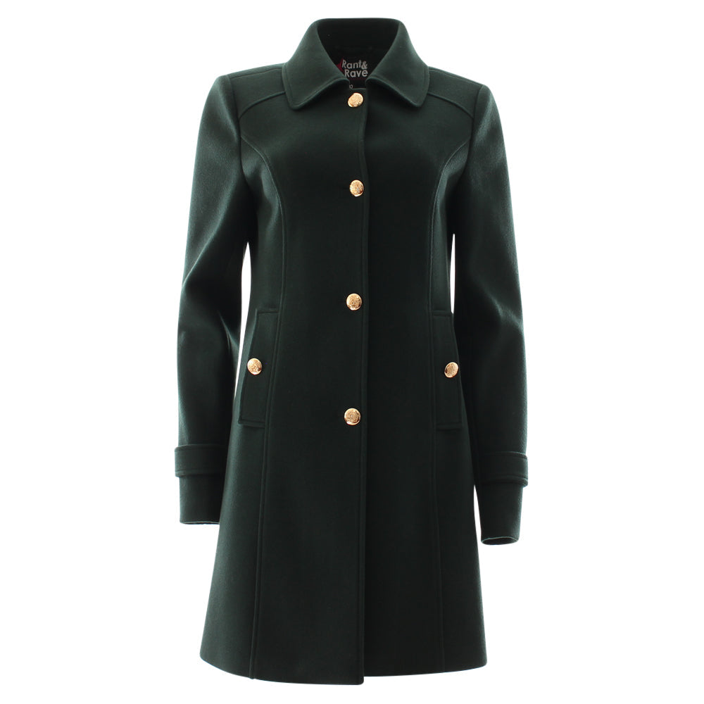 Rant & Rave Kyrie Coat Green.