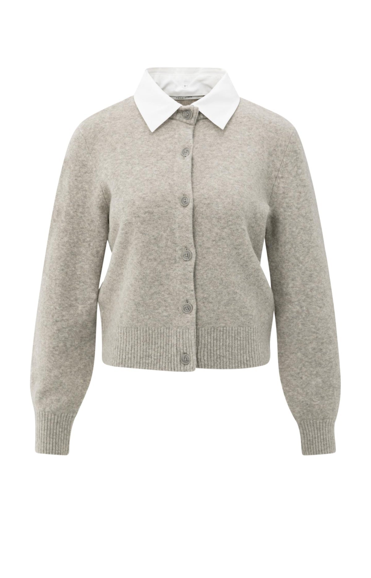 YaYa Cardigan with detachable collar and button closure