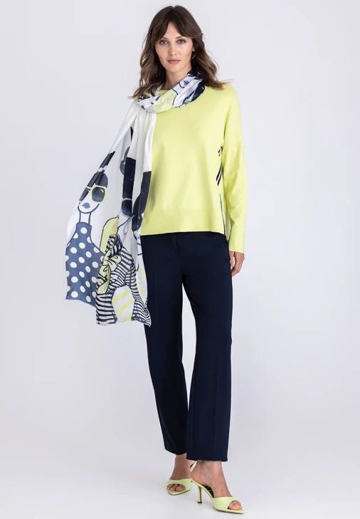 TUZZI 411.770 Diva state of mind- Graphic scarf