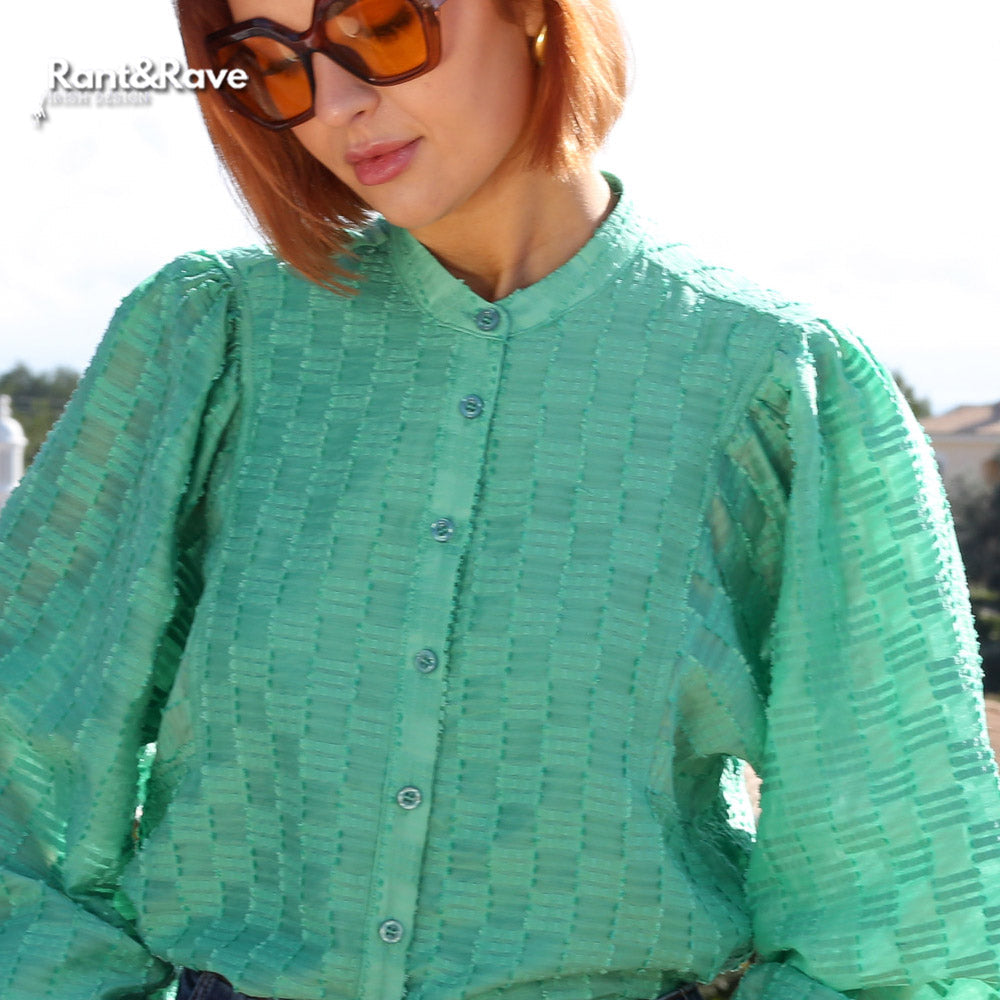 Zuri Blouse Green