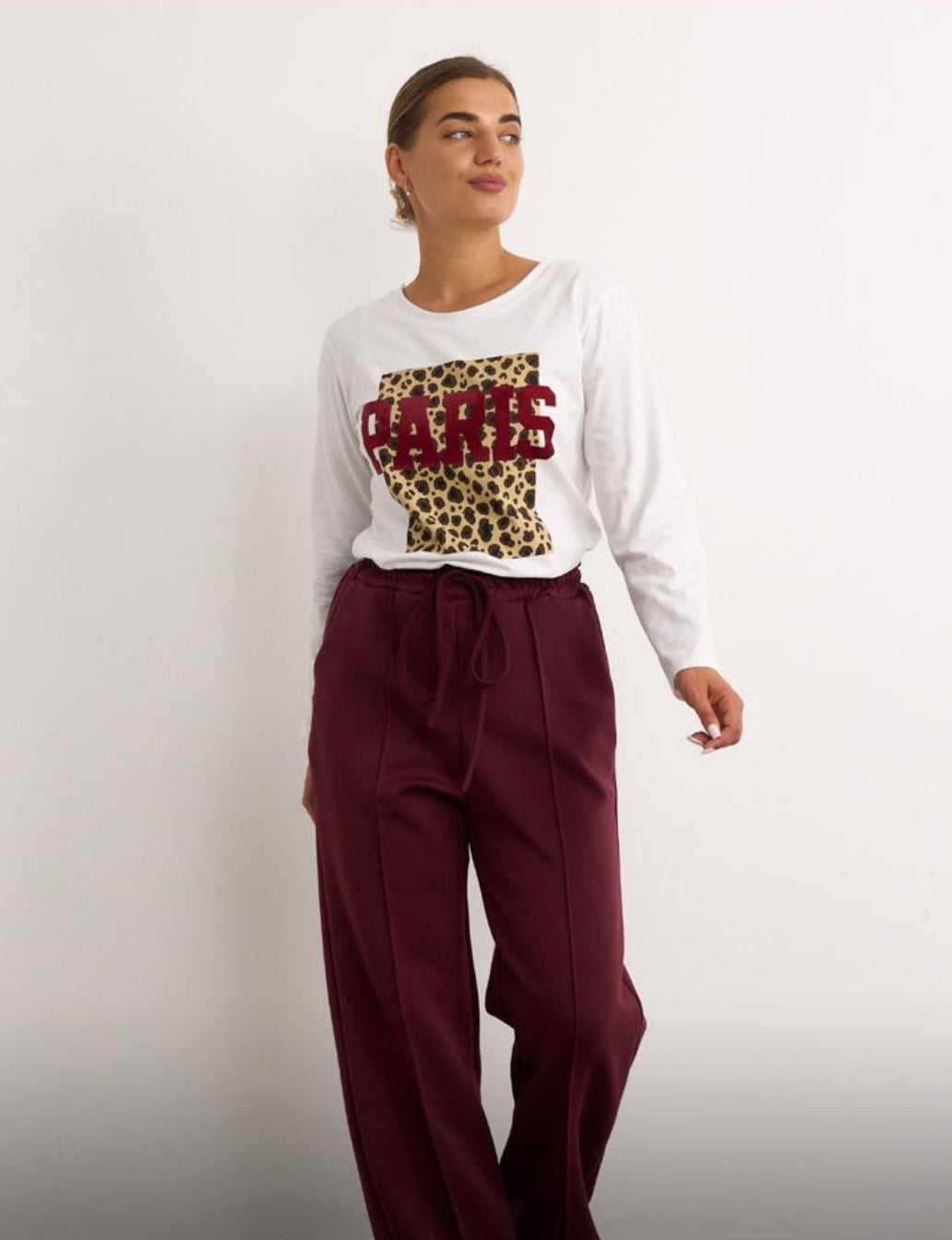 Paris wild varsity t shirt