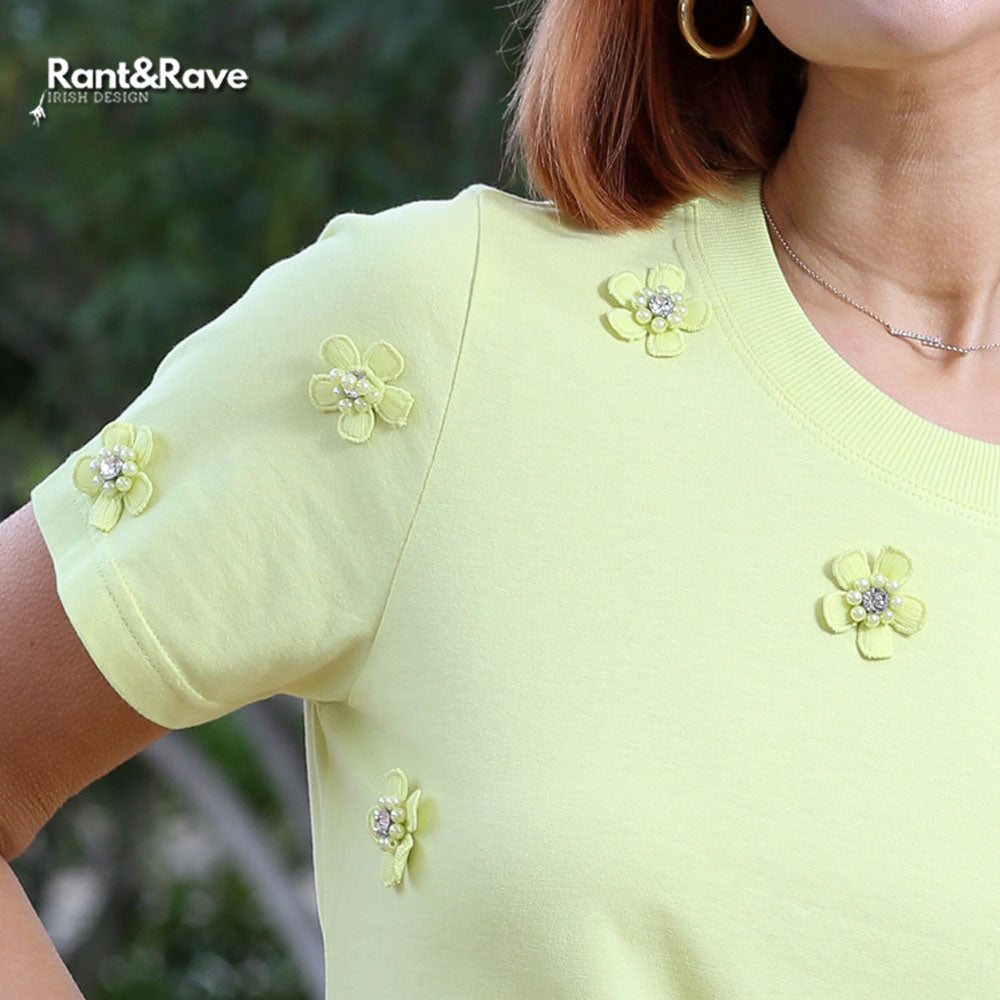 Ella tee lime