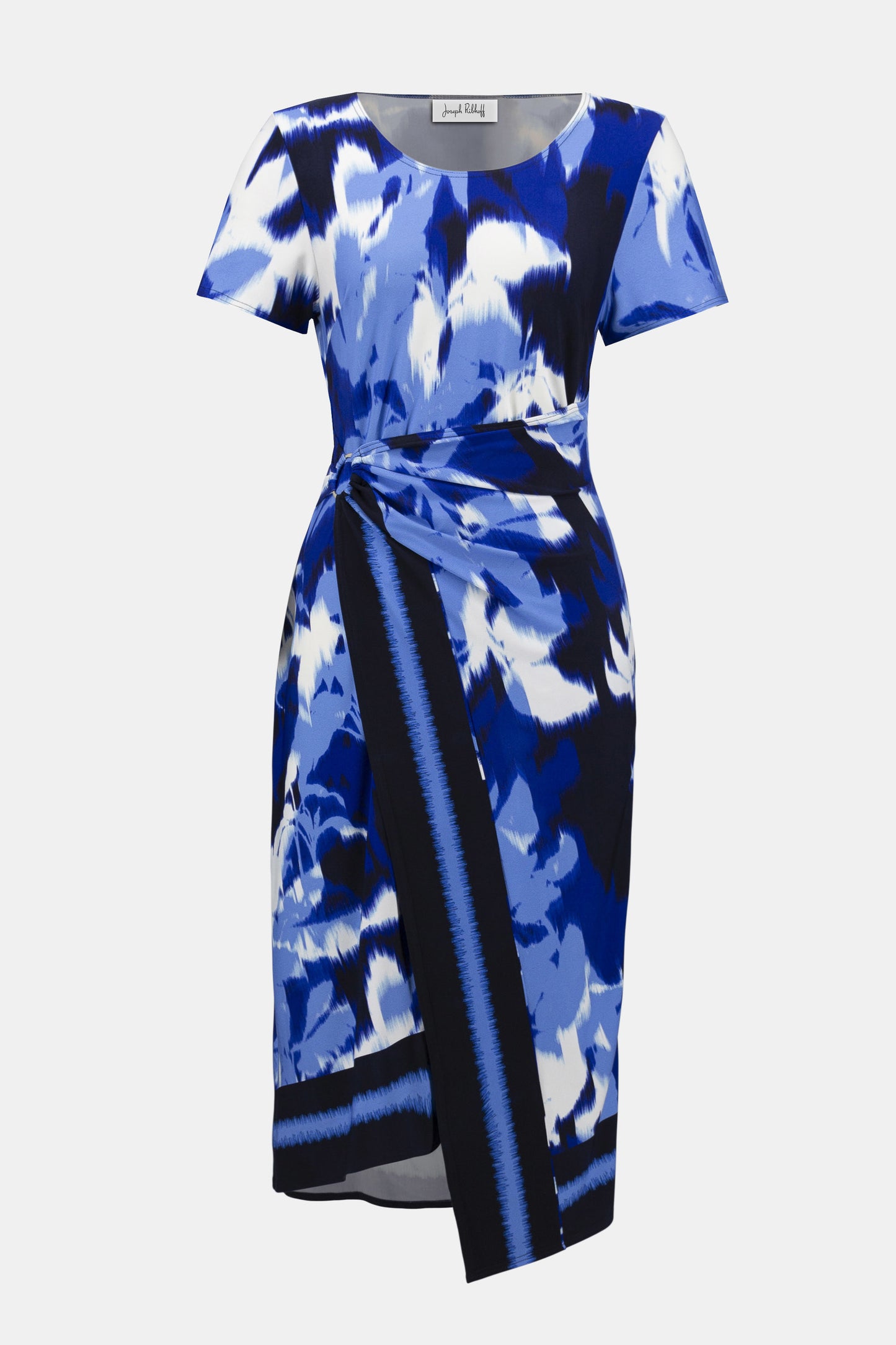 Silky Knit Tropical Print Sheath Dress
252179