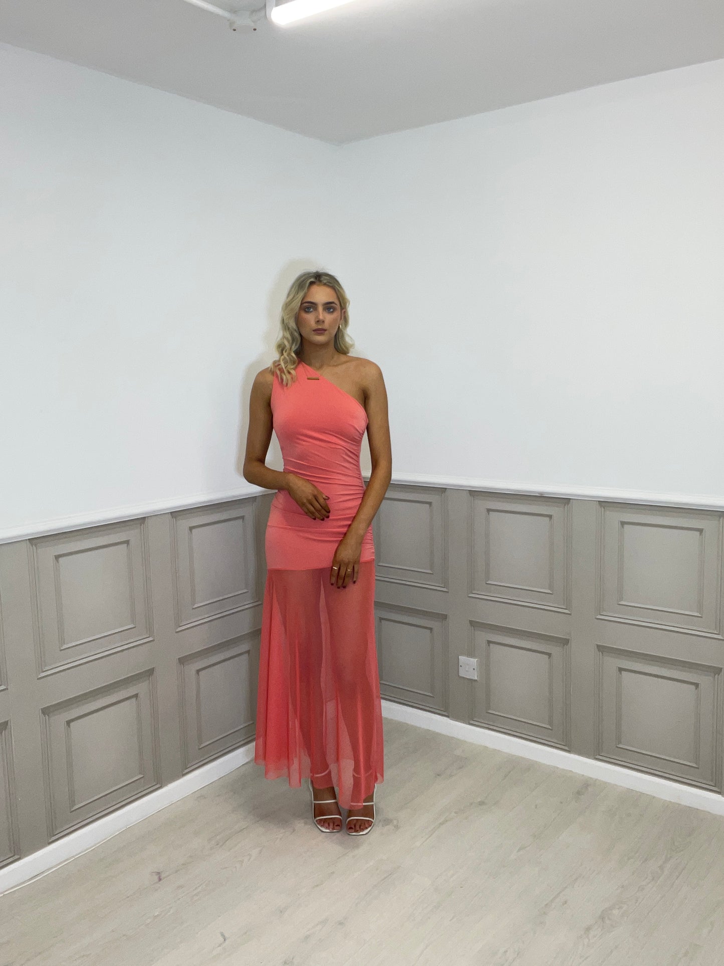 Ciara coral dress