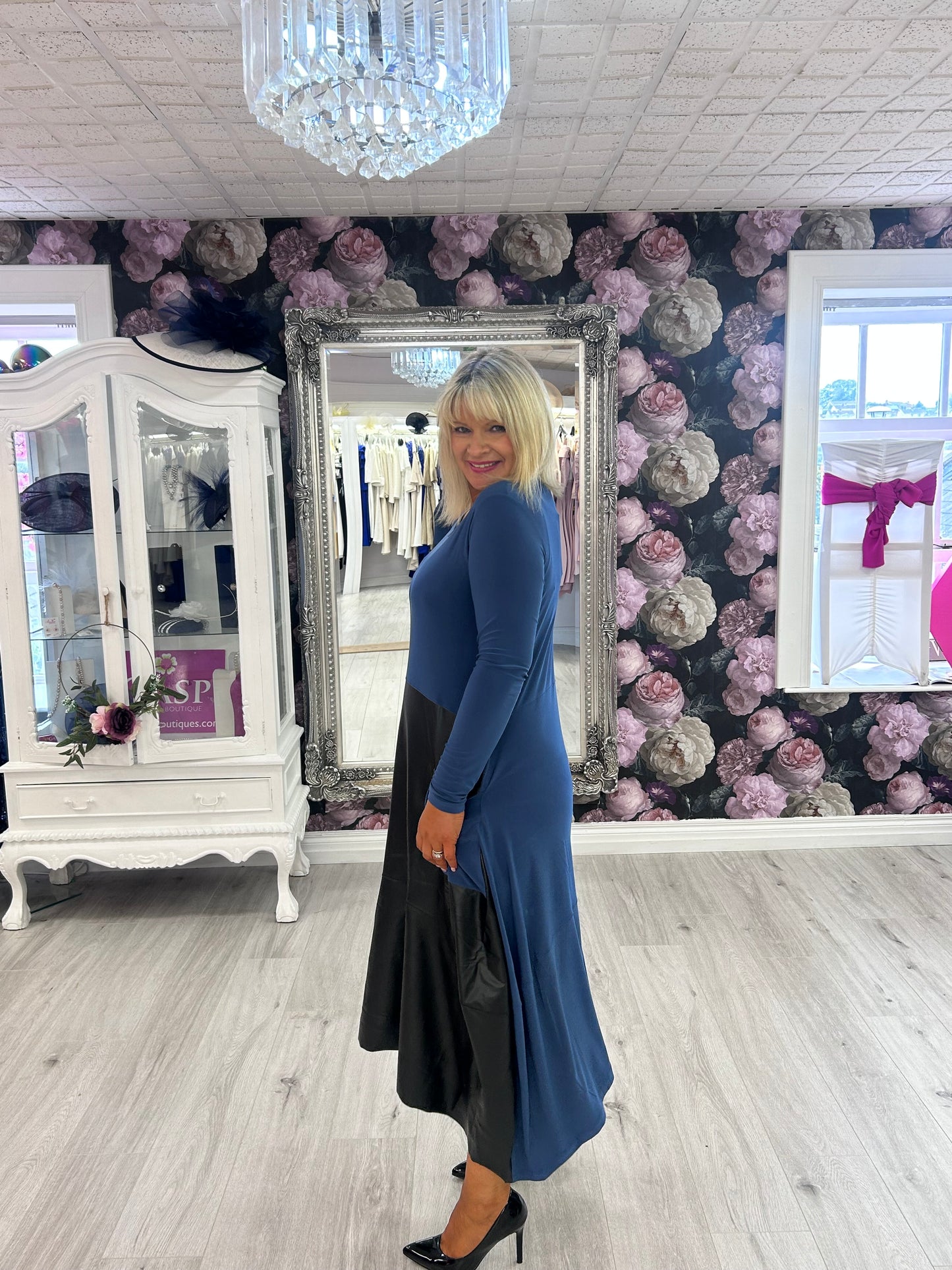 Inco 2142 Petrol/Black Dress