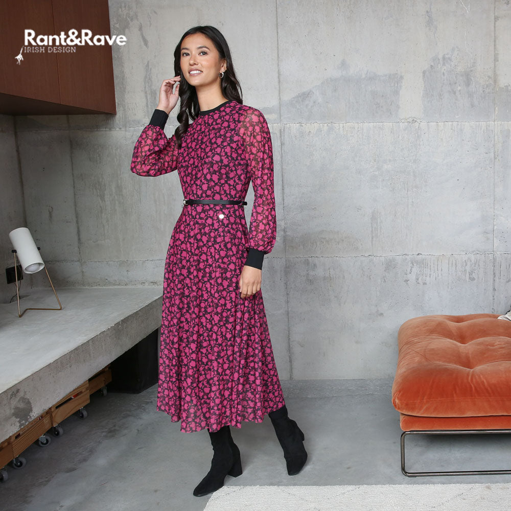 Rant & Rave Gwyneth Dress Pink