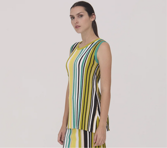 Scorzzo multi stripe tang top.