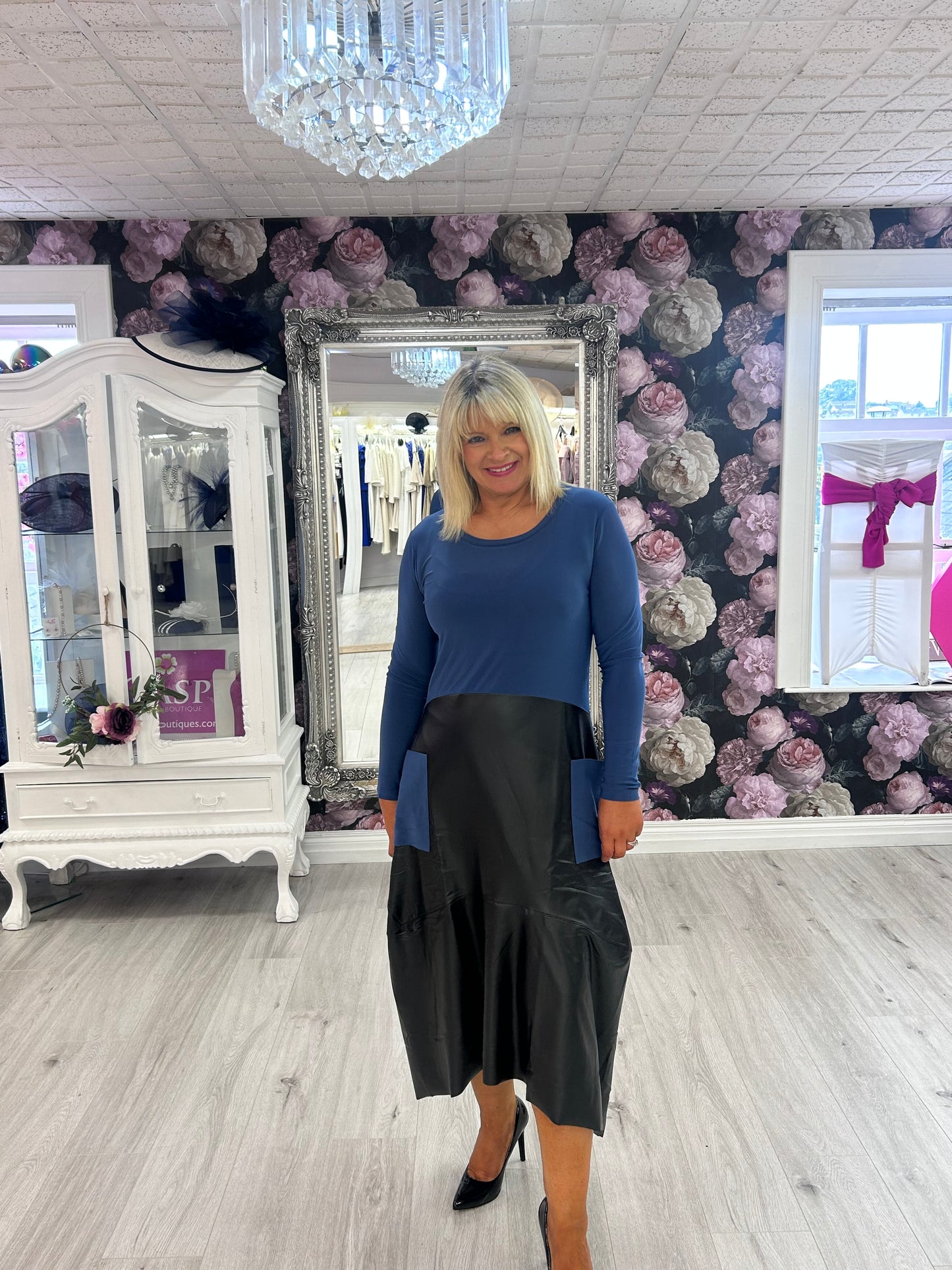 Inco 2142 Petrol/Black Dress