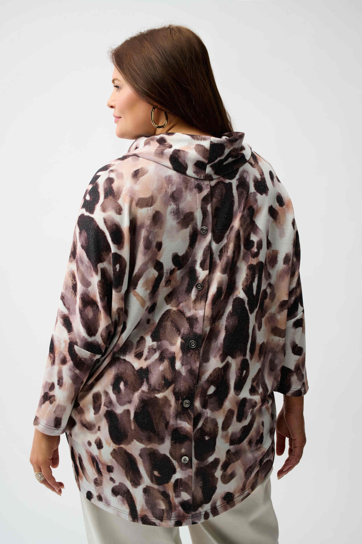 Sweater Knit Animal Print Tunic
254033
