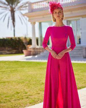 Fushia jumpsuit mother of the bride and groom/special occasion
