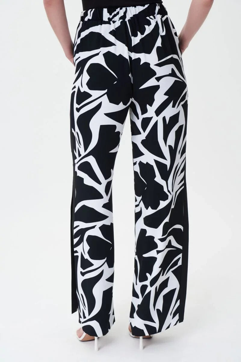 Printed Slit Pants Style 232046