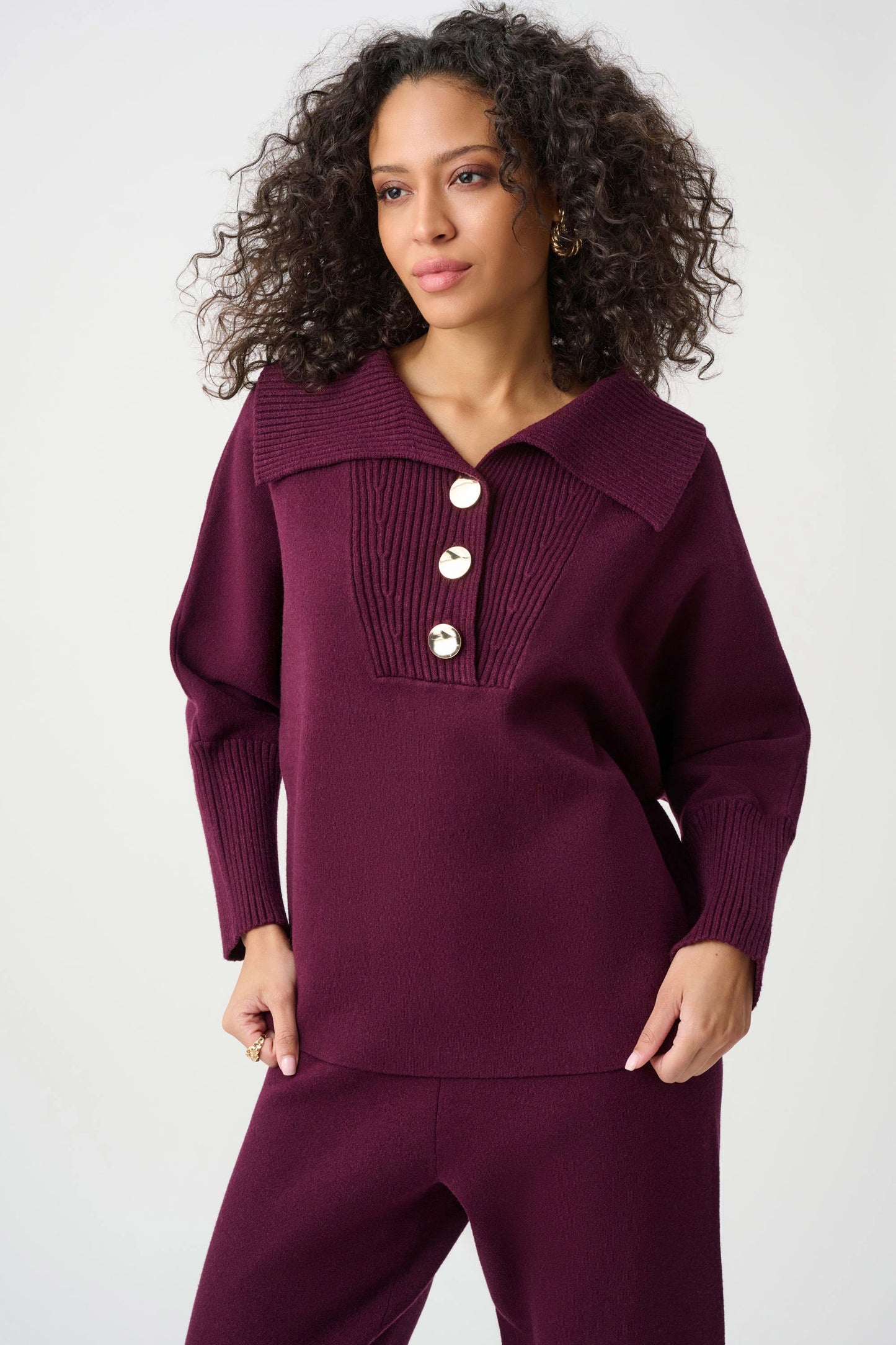 JOSEPH RIBKOFF Brushed Viscose And Nylon Shawl-Neck Sweater 263938