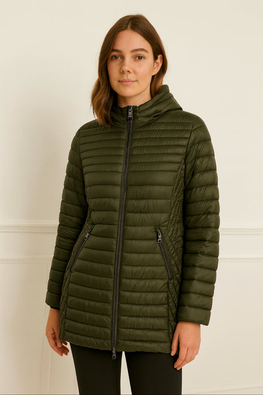 Frandsen green puffer coat- 104