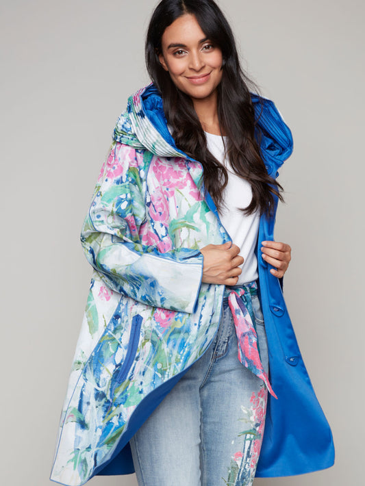 Claire Desjar Reversible print coat