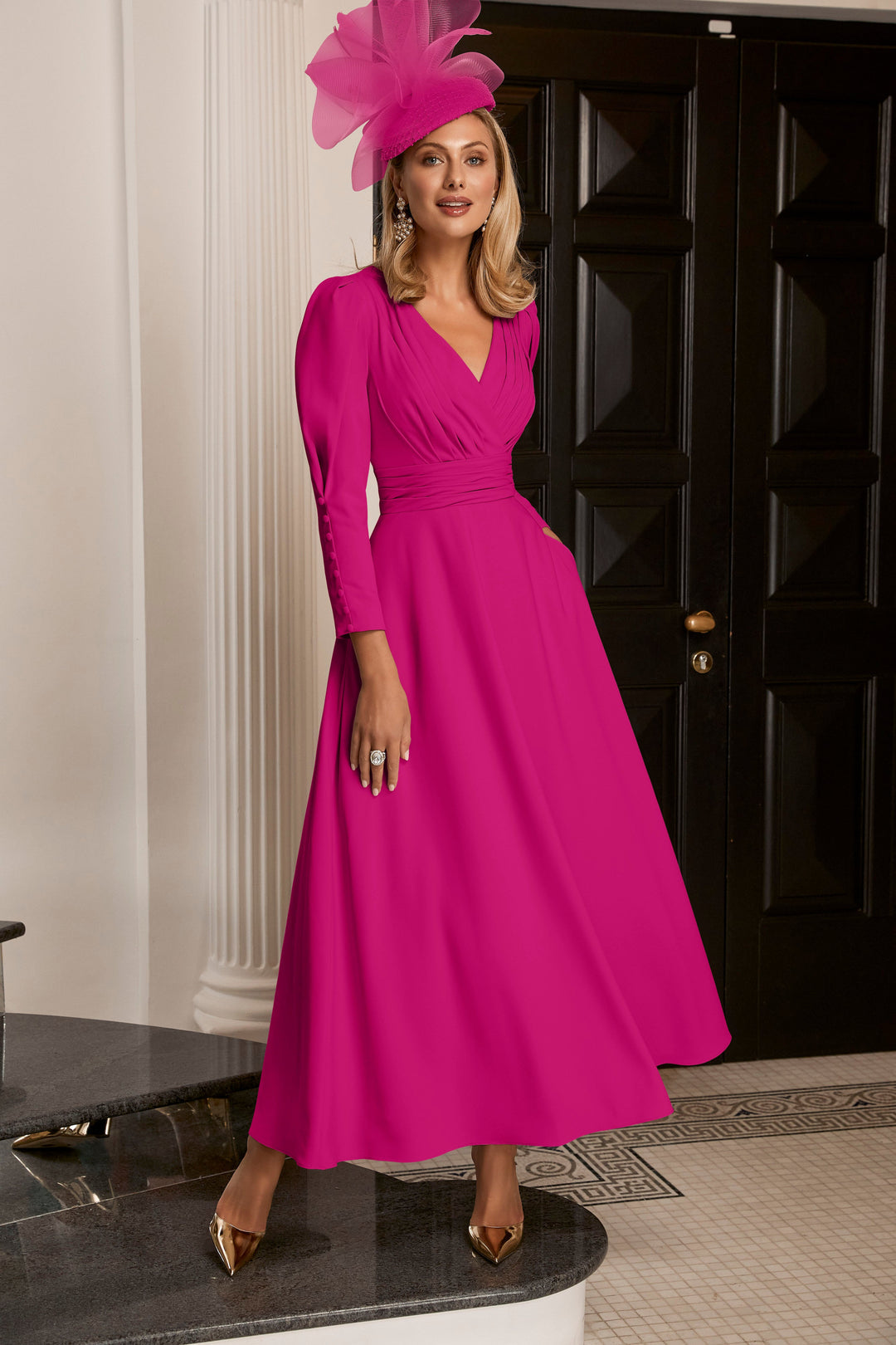 VENI INFANTINO 992128 magenta dress- SALE!