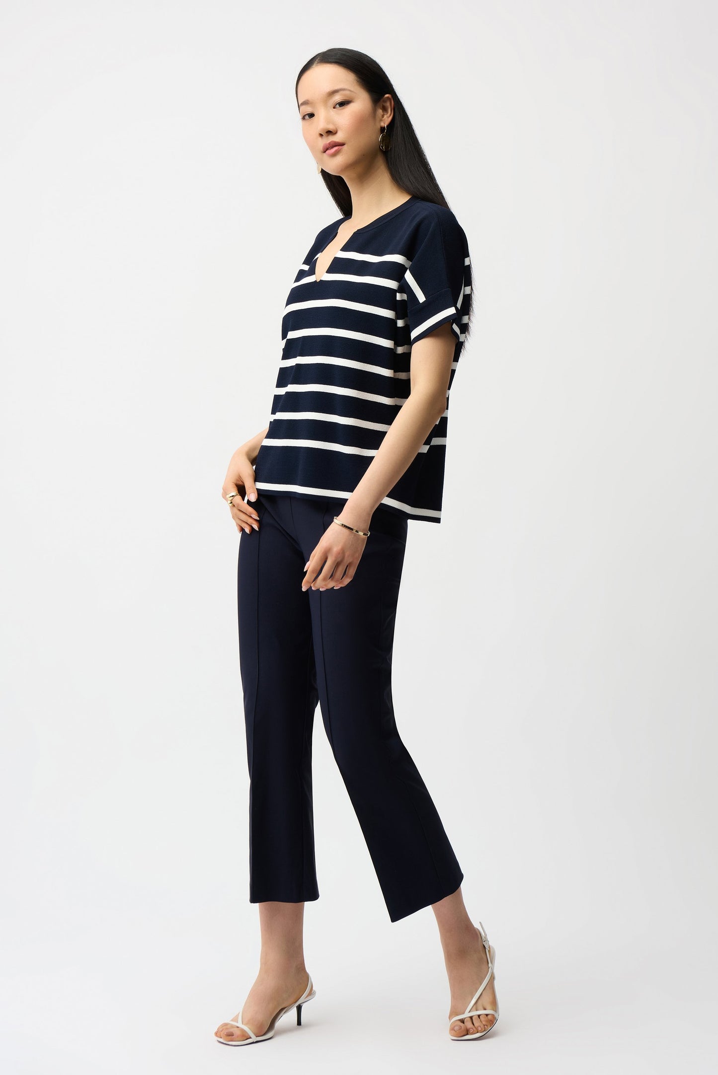 JOSEPH RIBKOFF 261082 Millennium Flare Pull-On Pants