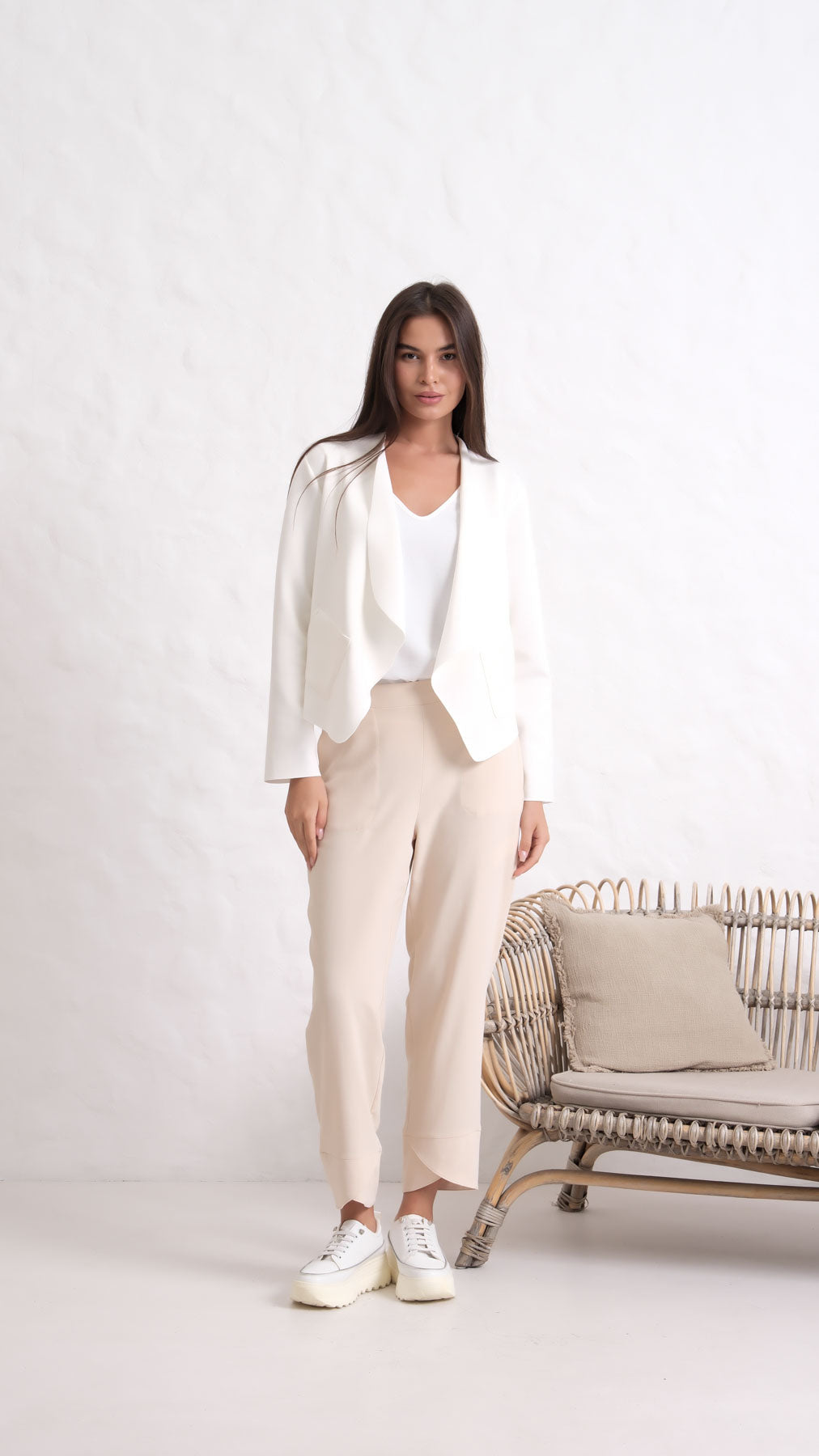 INCO White Cardigan – Code 1209