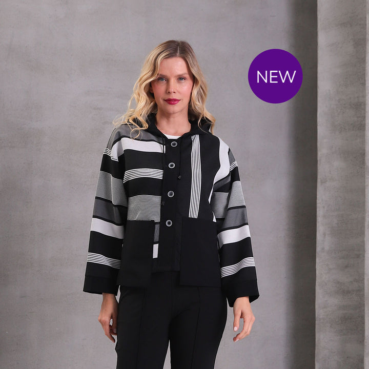 Inco Striped Hooded Jacket