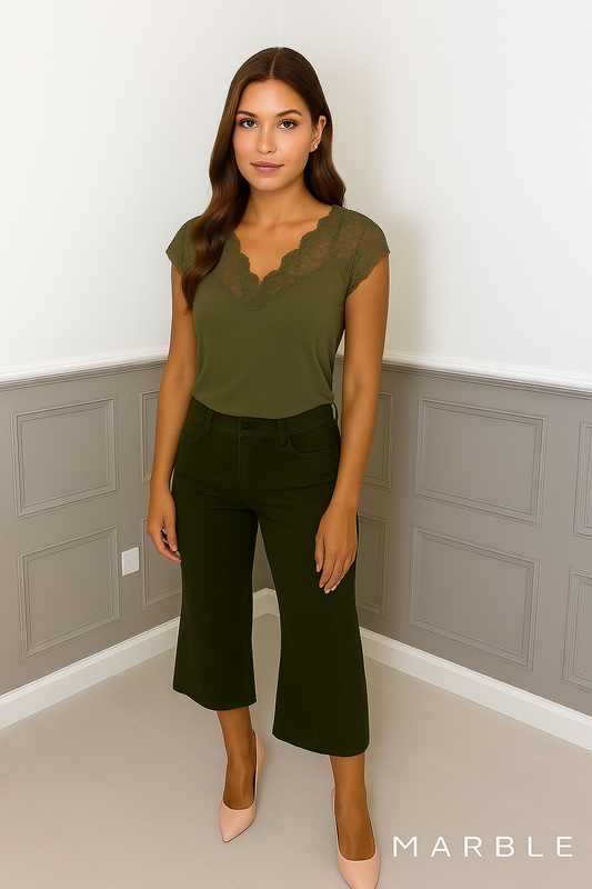 Marble khaki camisole