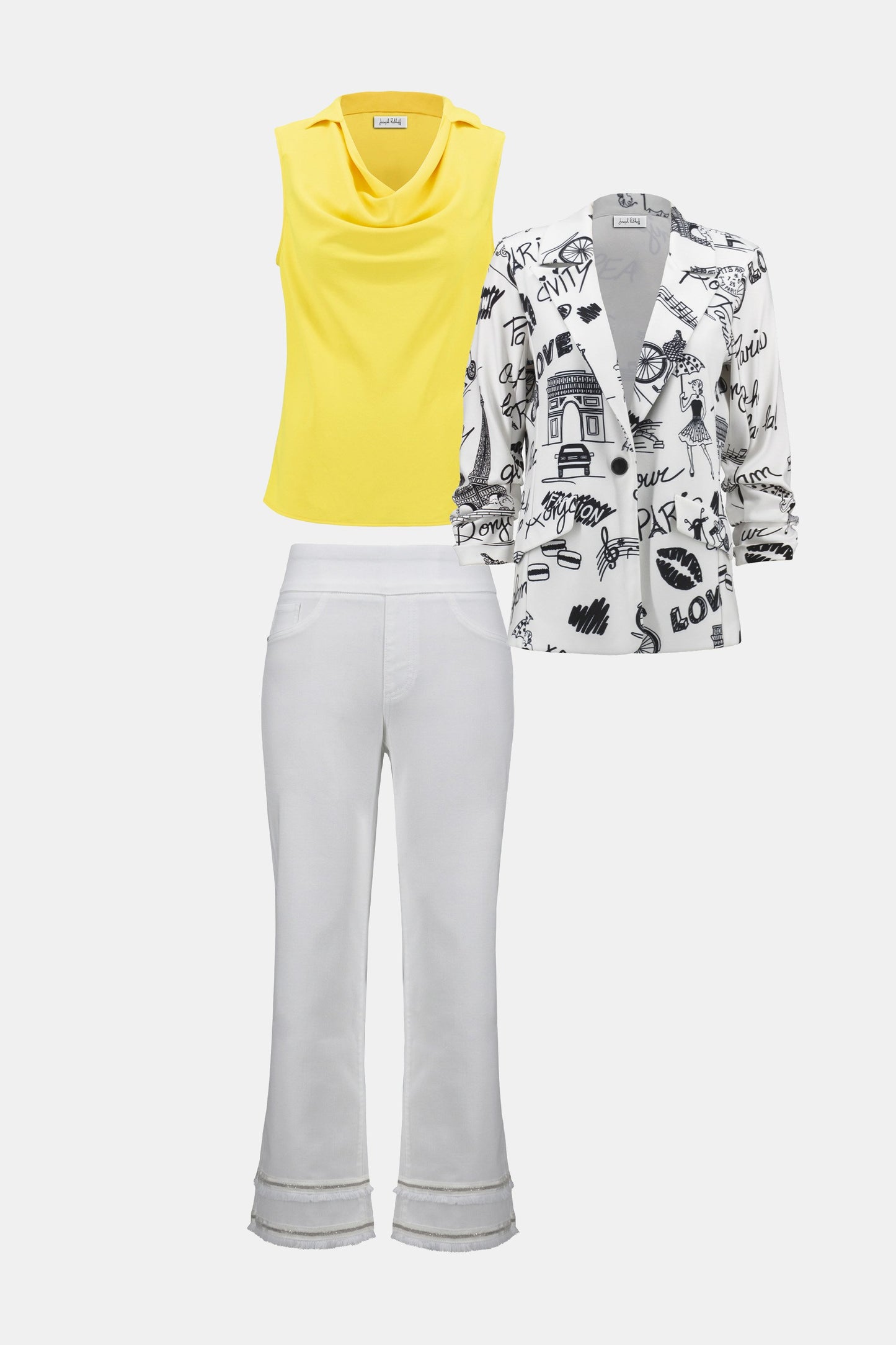 252914 Joseph Ribkoff white jeans