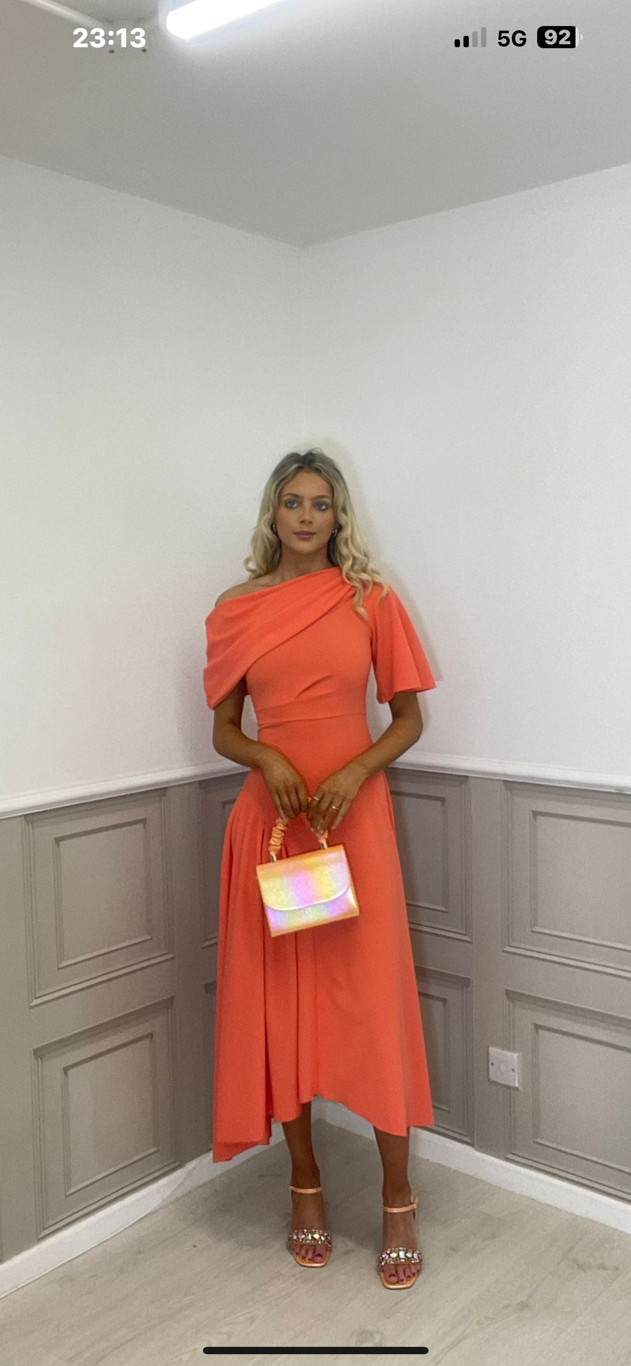 Venice Orange dress.