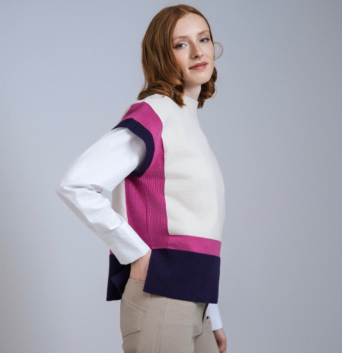 Scorzzo Sleeveless Knit Jumper