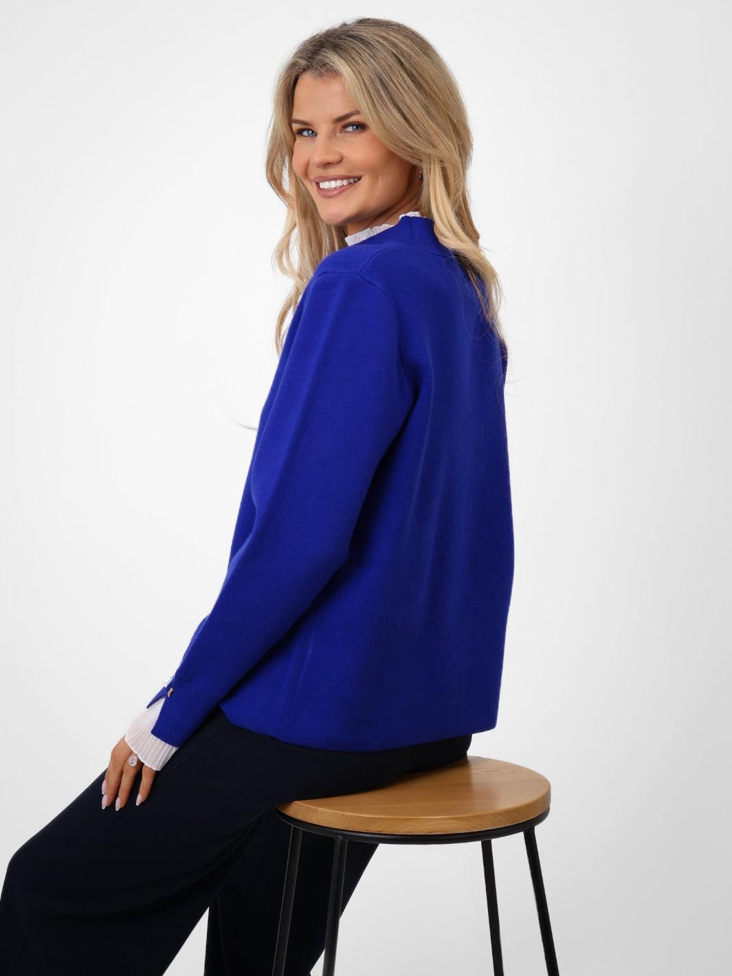 KATE & PIPPA GRACIE KNIT JUMPER IN BLUE