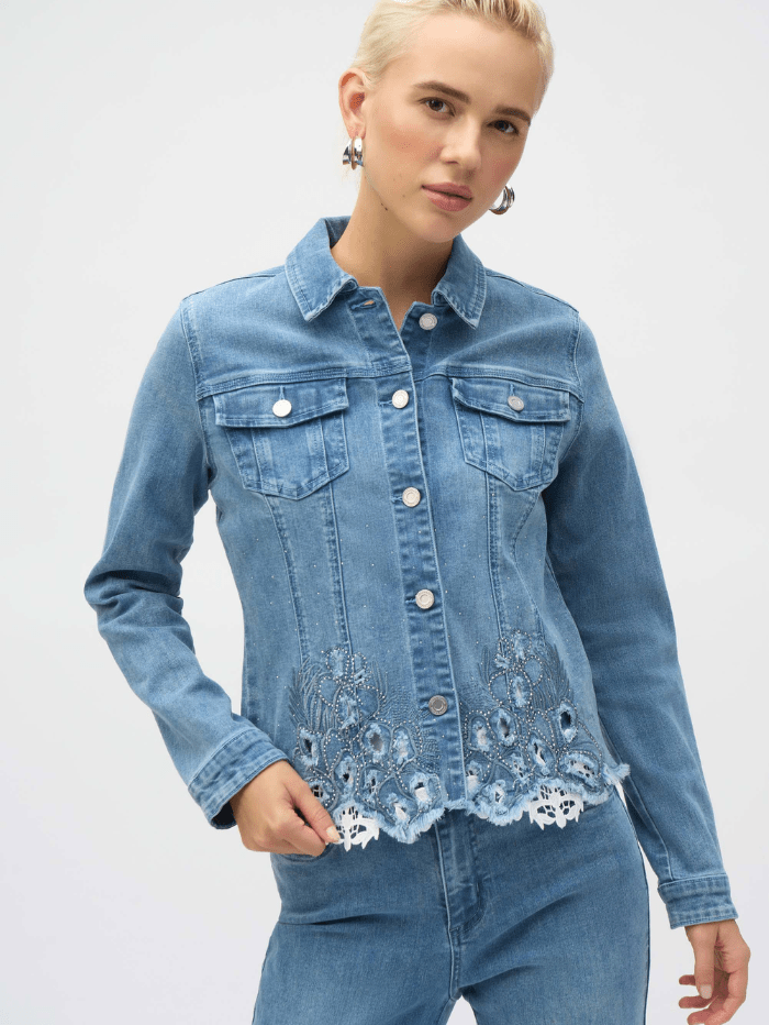 Joseph Ribkoff Denim Jacket..