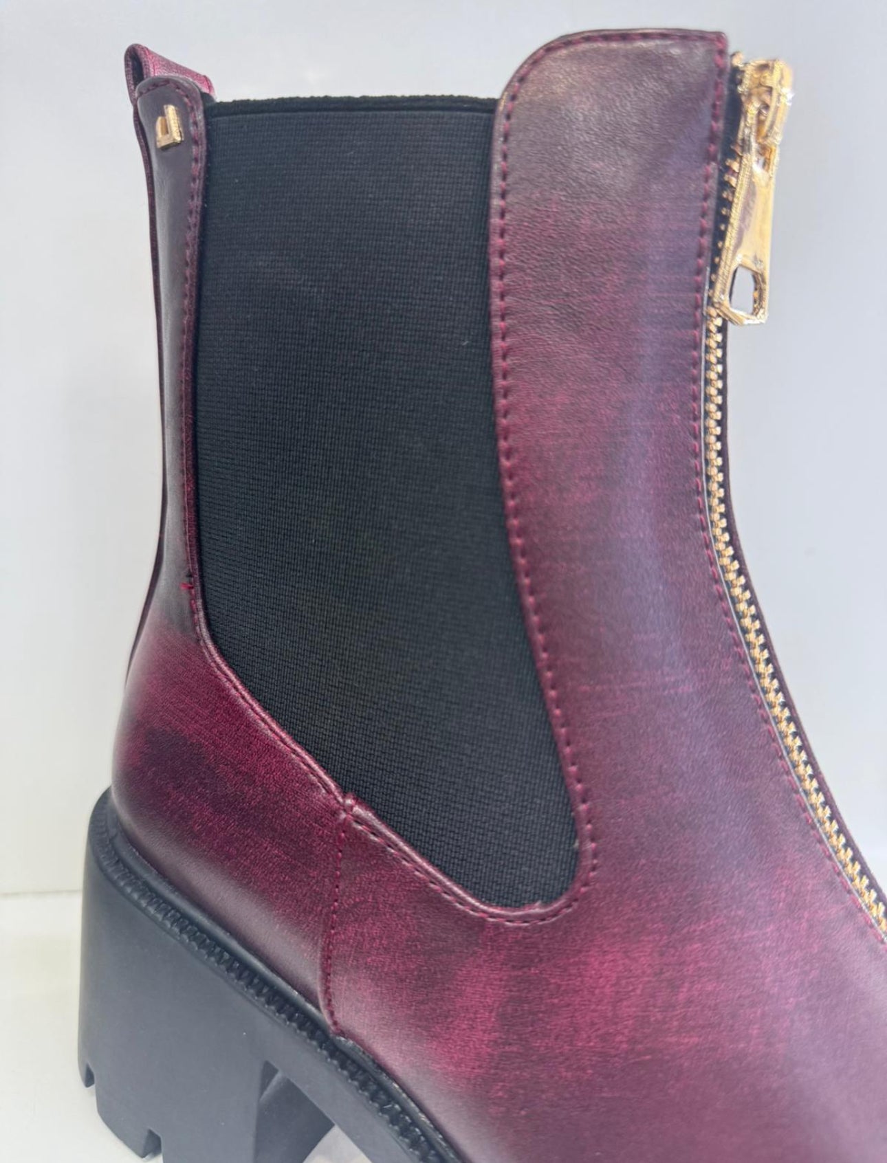 UNA HEALY IM SORRY BAKED CHERRY boots