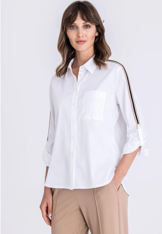 TUZZI Golden Oasis 445.155 soft cream shirt