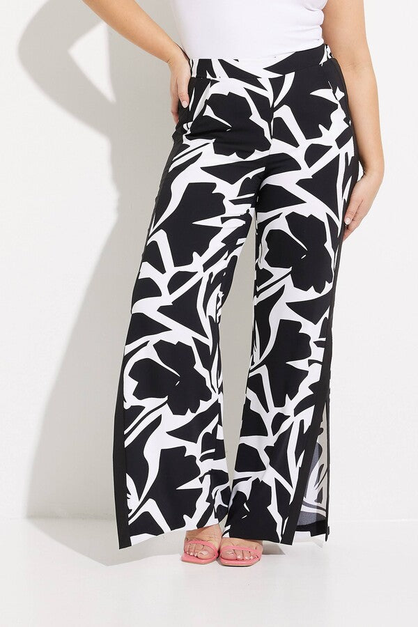 Printed Slit Pants Style 232046