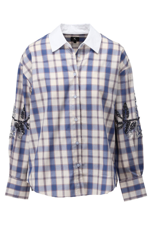 K Design Check Blouse.
