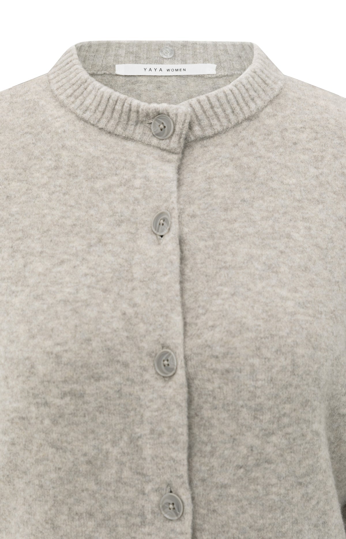 YaYa Cardigan with detachable collar and button closure