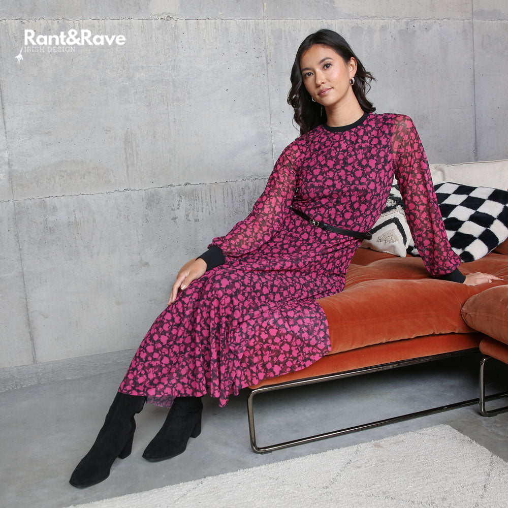 Rant & Rave Gwyneth Dress Pink