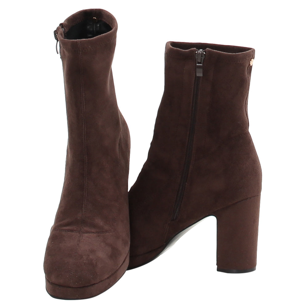 Rant & Rave Sofia Sock Boot Brown