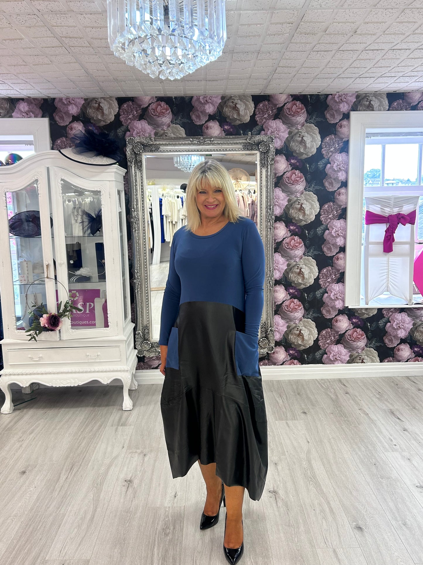 Inco 2142 Petrol/Black Dress