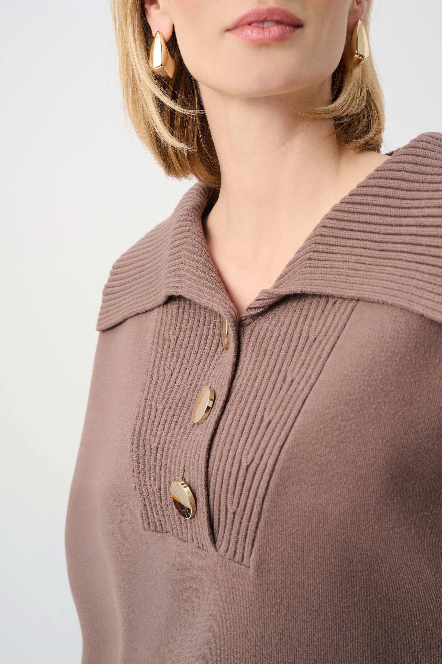 JOSEPH RIBKOFF Brushed Viscose And Nylon Shawl-Neck Sweater 263938