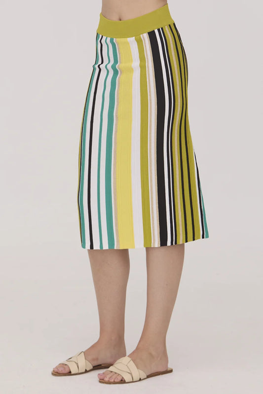 Scorzzo  multi striped skirt