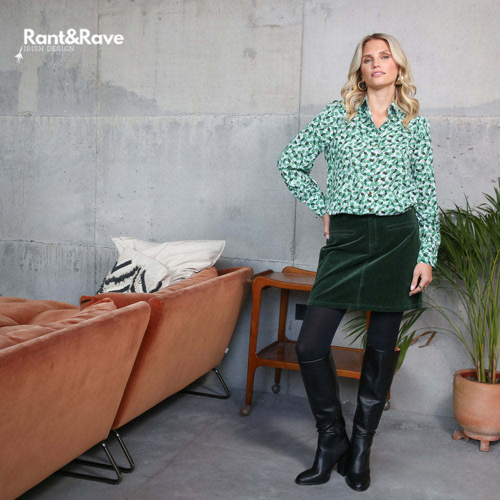 Rant & Rave Jasleen Blouse Green