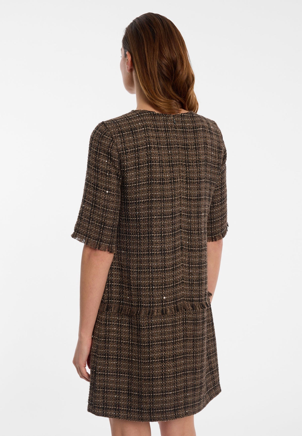 Bouclé Shift Dress Enamora